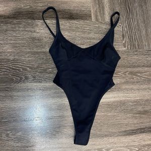 For Love & Lemons NWOT Black Clara Body Suit Size M